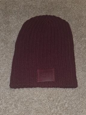 Love Your Melon Burgundy Knit Beanie